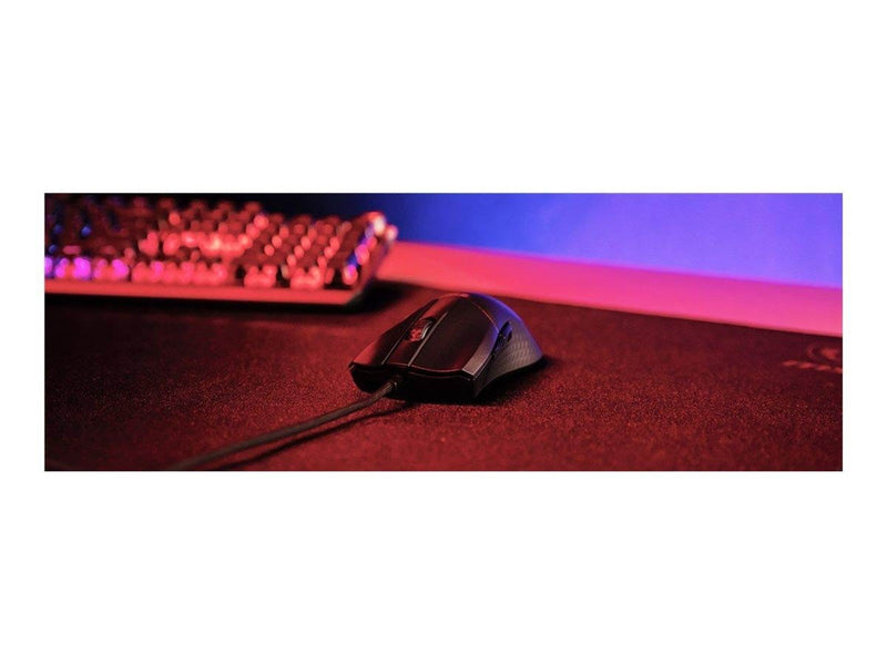 MSI Clutch GM31 - mouse - 2.4 GHz - Maus (Schwarz)