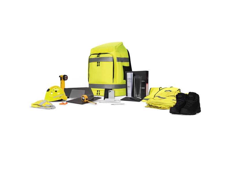 Dicota HI-VIS Rucksack  - 65 Litern | Gelb