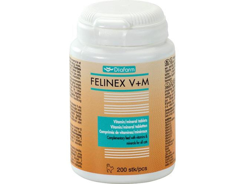 Diafarm Felinex V+M for cats 200 pcs.