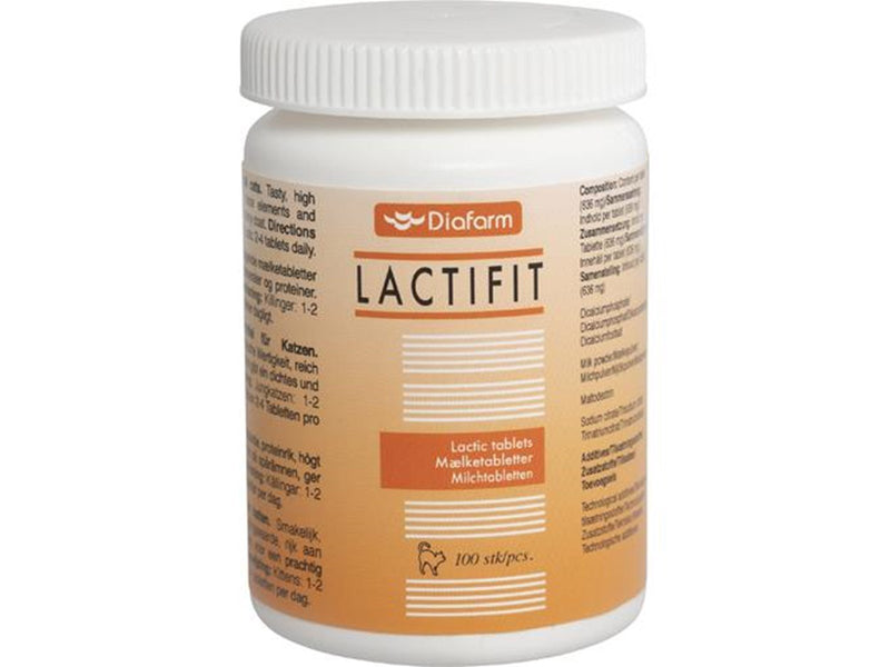 Diafarm LactiFit lactic yeast tablets for cats 100pcs