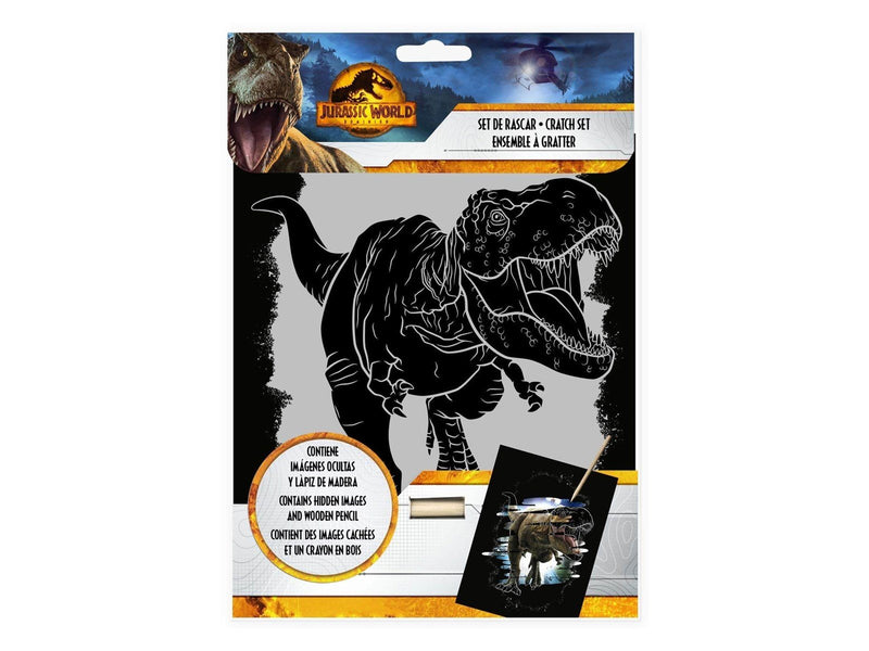 Kids Licensing Jurassic World Scratch Sheets