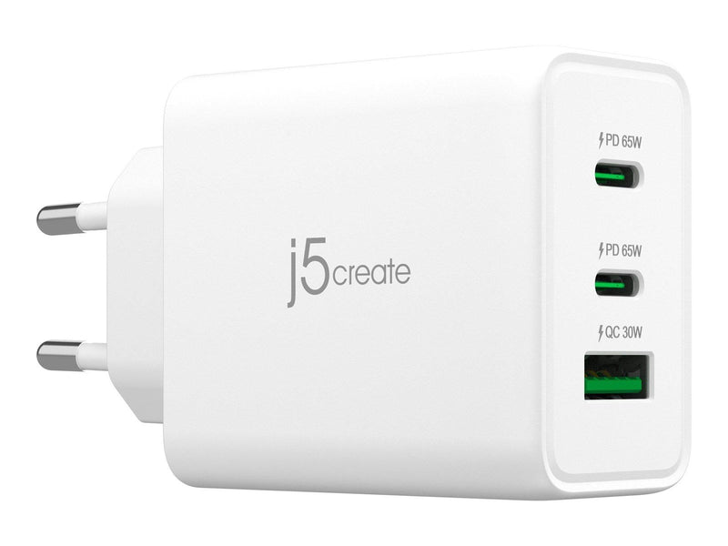 j5create 65W GaN 3-Port Charger