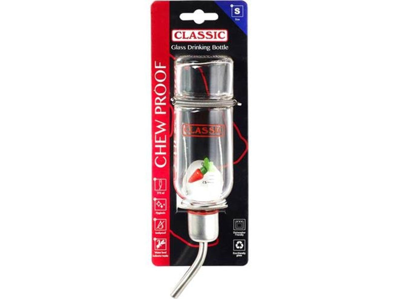 Classic Pet Products Glass Drinking Bottle Small 175ml
