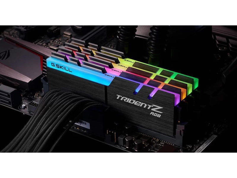 G.Skill Trident Z RGB DDR4-3200 - 32GB - CL16 - Quad Channel (4 pcs) - Intel XMP - Schwarz mit RGB