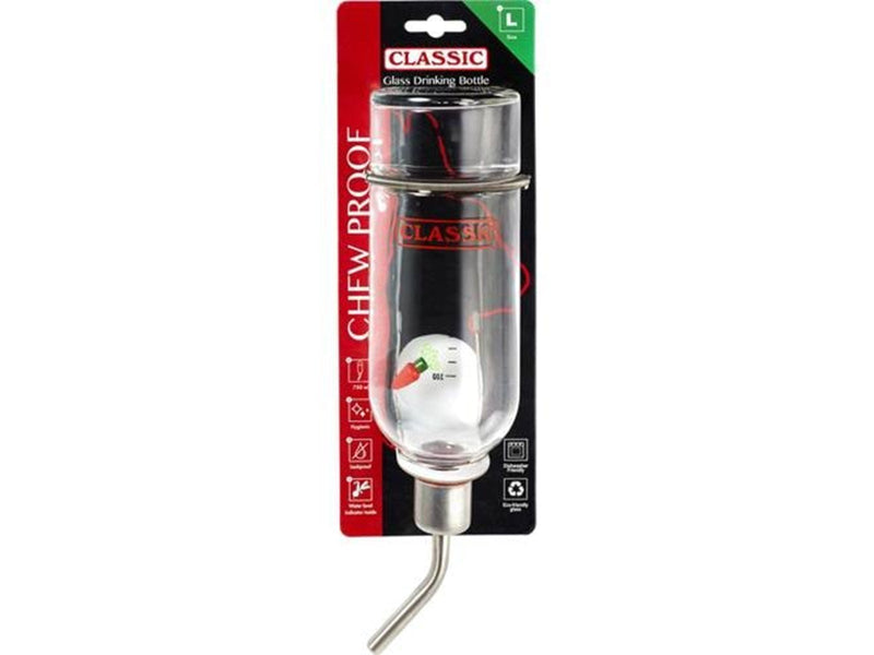 Classic Pet Products Glass Drinking Bottle Large 750ml