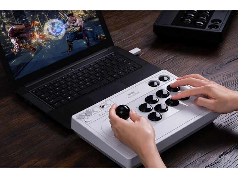 8BitDo Arcade Stick Xbox & PC White - Wireless Arcade stick - Microsoft Xbox One