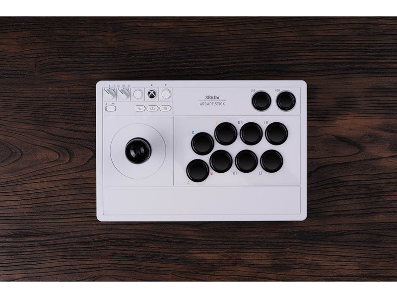 8BitDo Arcade Stick Xbox & PC White - Wireless Arcade stick - Microsoft Xbox One