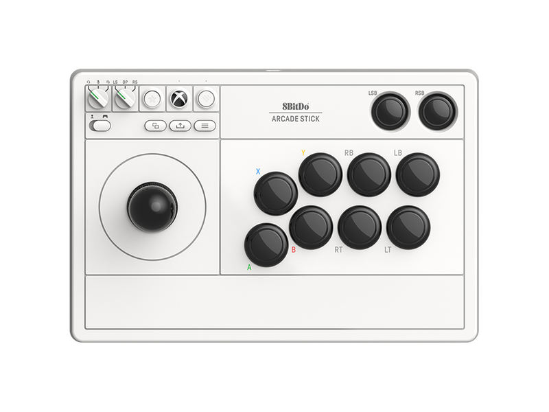 8BitDo Arcade Stick Xbox & PC White - Wireless Arcade stick - Microsoft Xbox One