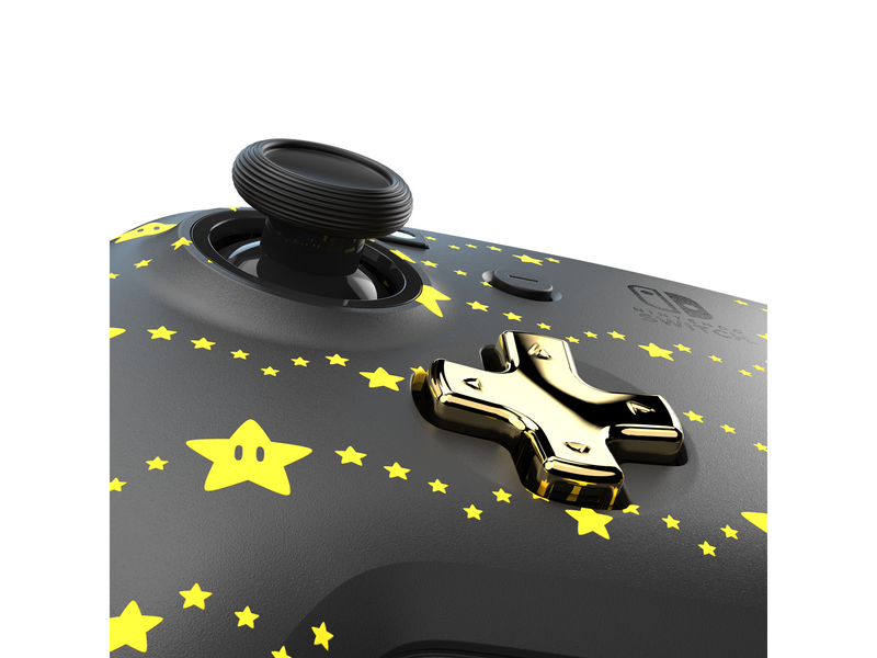 PDP Rematch Wireless: Super Mario Stars (Glow In The Dark) - Wireless Controller - Nintendo Switch