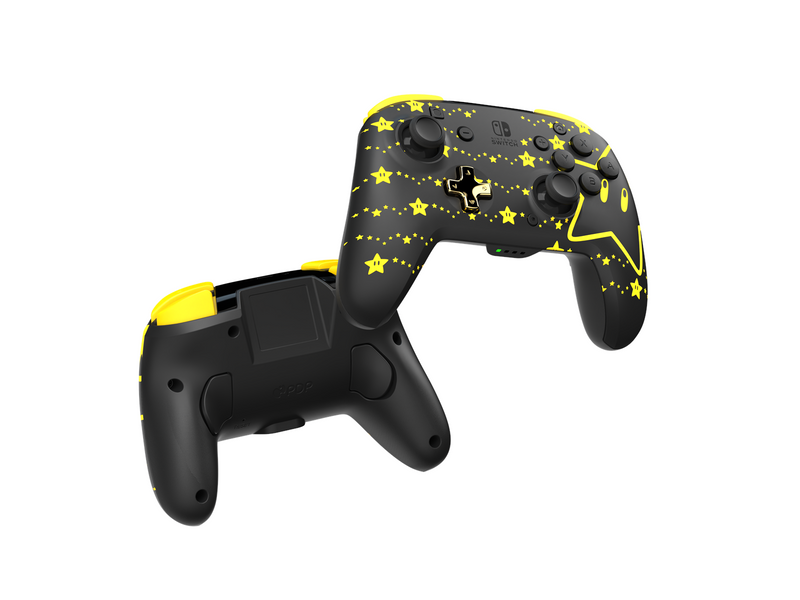 PDP Rematch Wireless: Super Mario Stars (Glow In The Dark) - Wireless Controller - Nintendo Switch