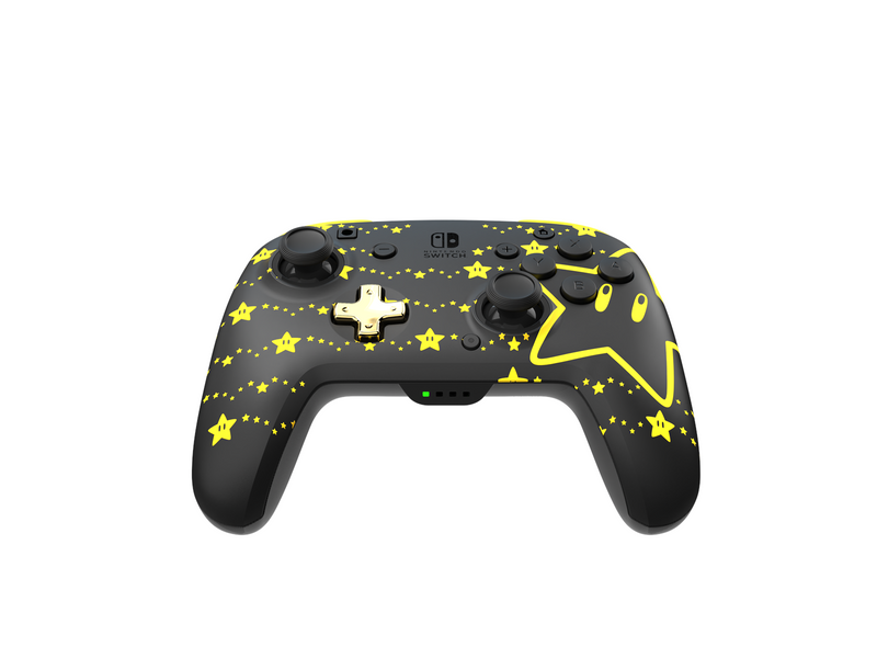 PDP Rematch Wireless: Super Mario Stars (Glow In The Dark) - Wireless Controller - Nintendo Switch