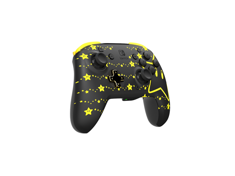 PDP Rematch Wireless: Super Mario Stars (Glow In The Dark) - Wireless Controller - Nintendo Switch