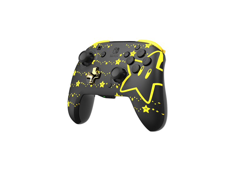 PDP Rematch Wireless: Super Mario Stars (Glow In The Dark) - Wireless Controller - Nintendo Switch