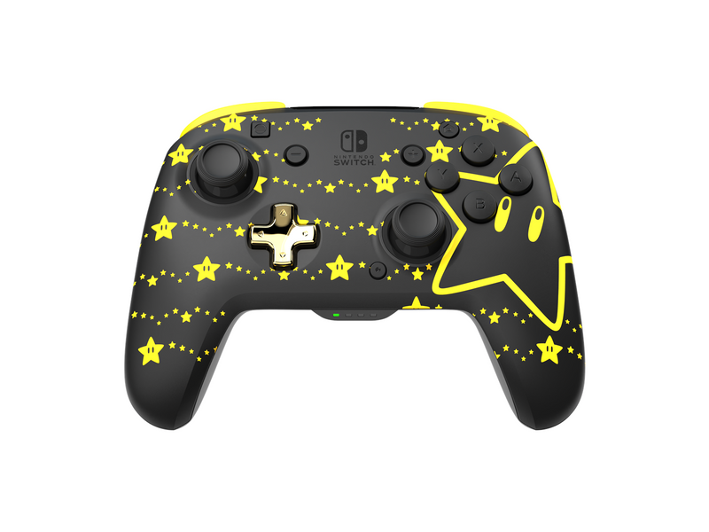 PDP Rematch Wireless: Super Mario Stars (Glow In The Dark) - Wireless Controller - Nintendo Switch