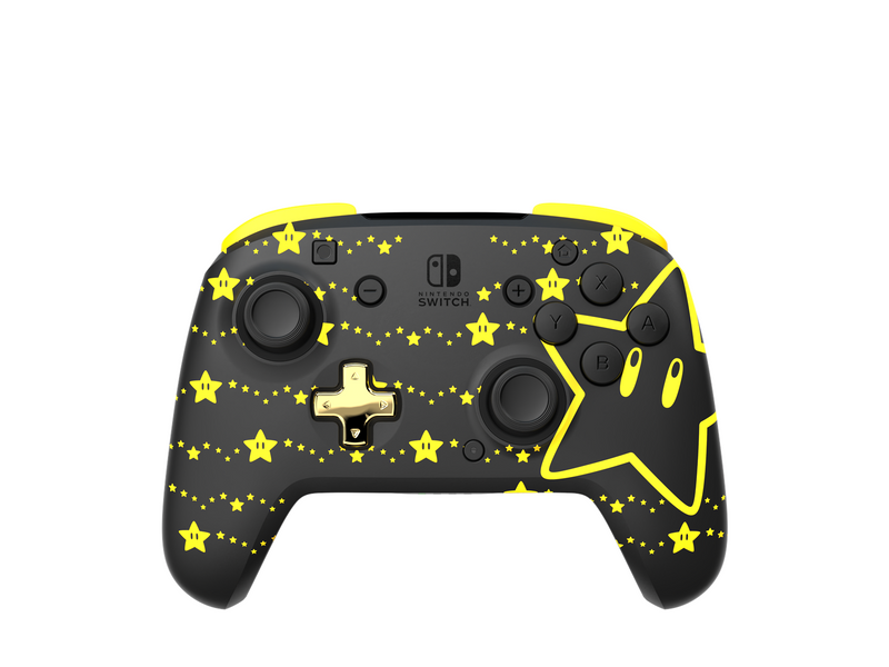 PDP Rematch Wireless: Super Mario Stars (Glow In The Dark) - Wireless Controller - Nintendo Switch