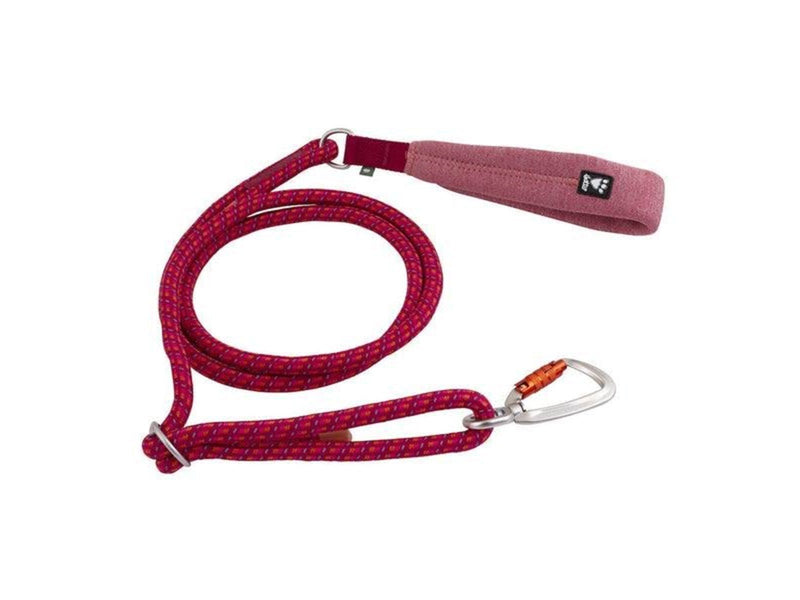 Hurtta Adjustable rope leash ECO beetroot 120-180cm/8mm