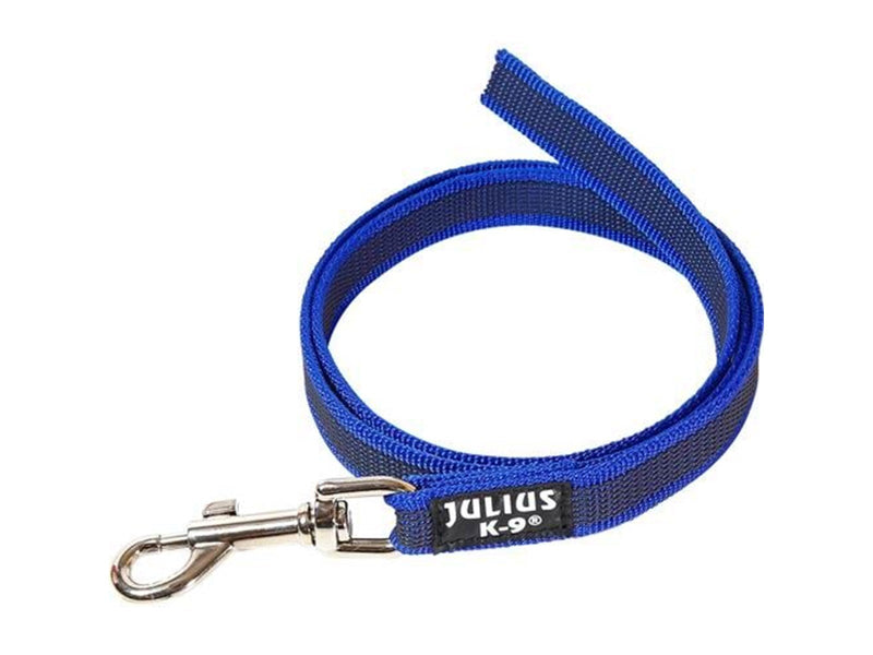 Julius-K9 IDC Color&Gray Leash w/o Handle Blue/Grey 20mm/1m