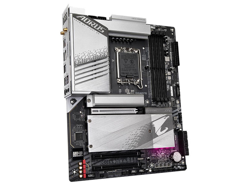 GIGABYTE Z790 AORUS ELITE AX WHITE Mainboard - Intel Z790 - Intel LGA1700 socket - DDR5 RAM - ATX