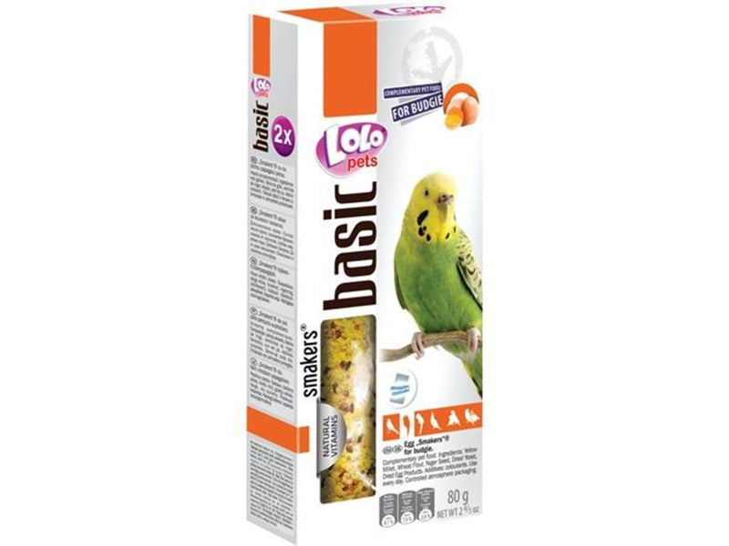Lolo Pets 2x seed pliers budgie with egg