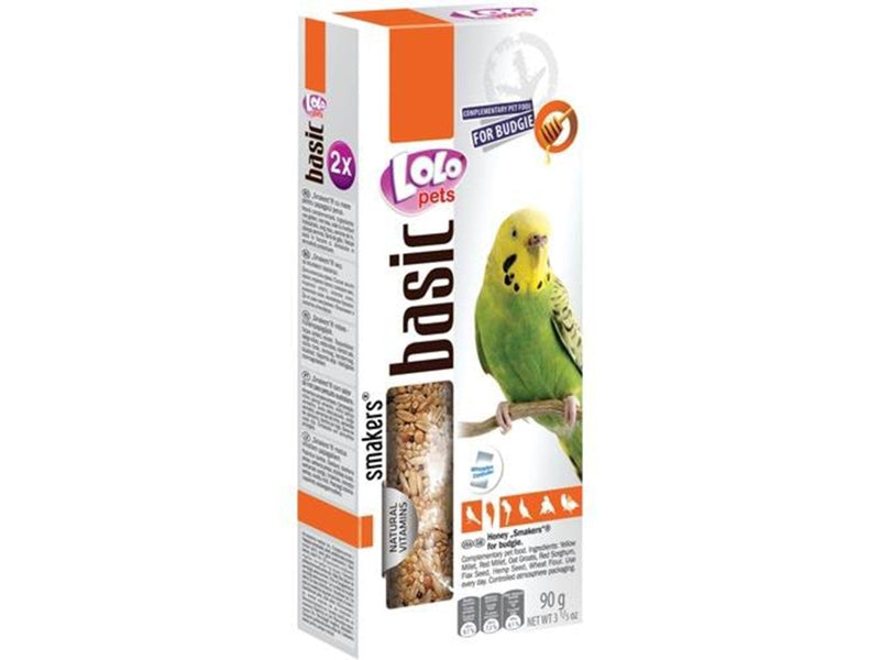 Lolo Pets 2x seed sticks budgie with honey