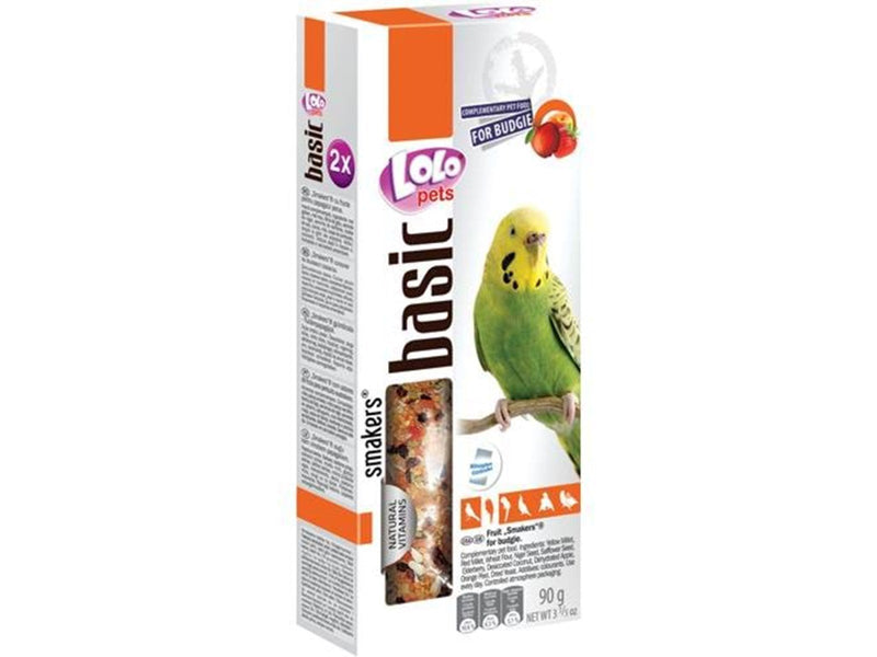 Lolo Pets 2xseed sticks budgie w.fruit