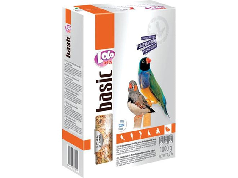 Lolo Pets Zebra Finch and Exotic Bird Food 1kg