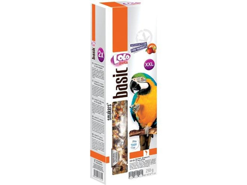 Lolo Pets 2x seed sticks parrot nut/fruit
