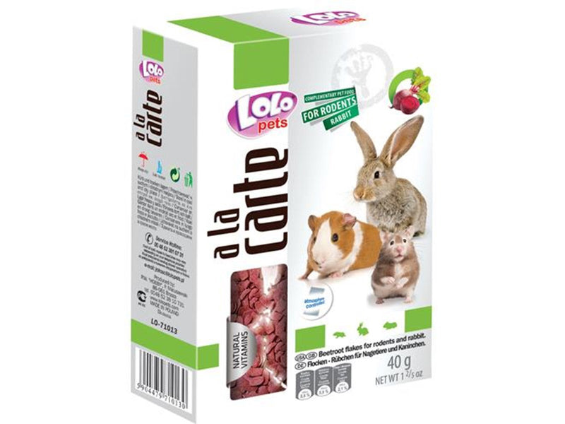 Lolo Pets A la carte flakes - beetroot 40 g