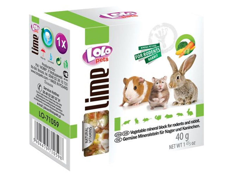Lolo Pets Limestone for Rodents Vegetables 30 g