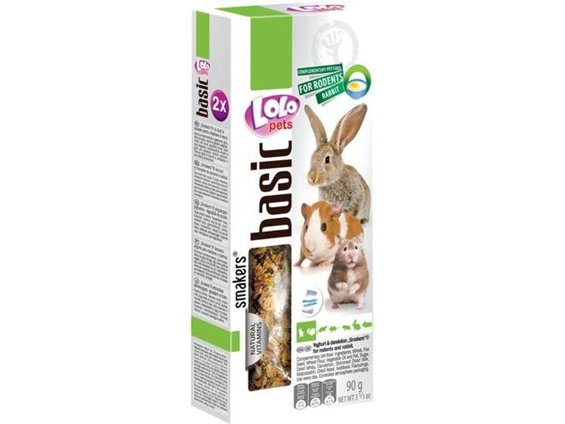 Lolo Pets 2xseed sticks rodent/rabbit yoghurt/dandelion