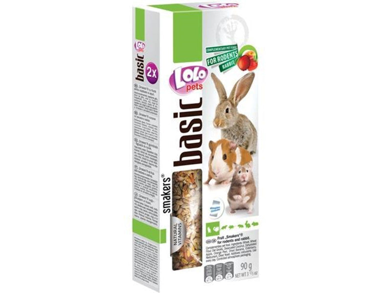 Lolo Pets 2x seed sticks rodent/rabbit fruit