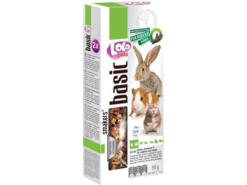 Lolo Pets Carob Smakers for Hamster & Rabbit