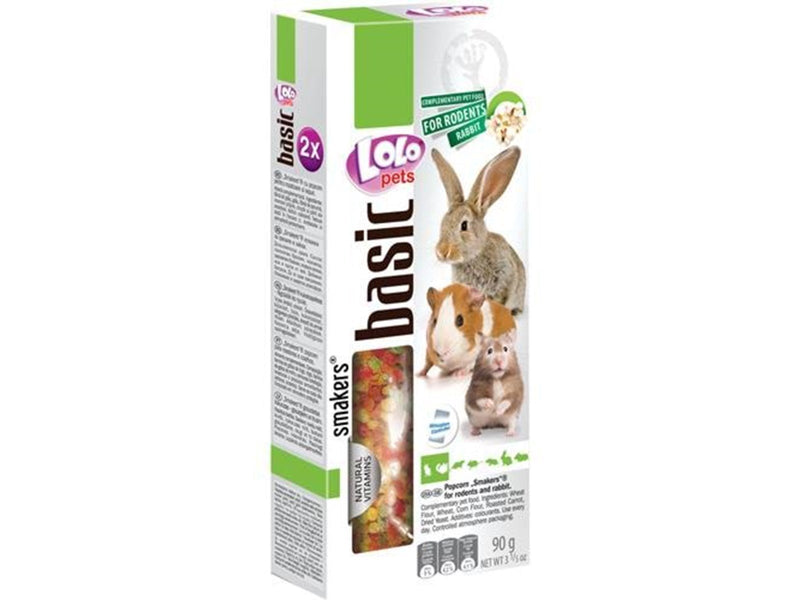 Lolo Pets 2xseed sticks rodent/rabbit popcorn