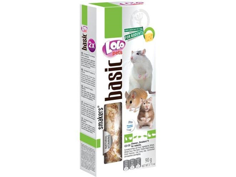 Lolo Pets 2xseed sticks rodent/rabbit cheese