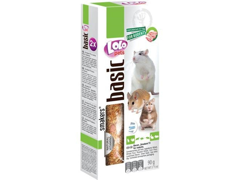 Lolo Pets 2xseed sticks rodent/rabbit bacon