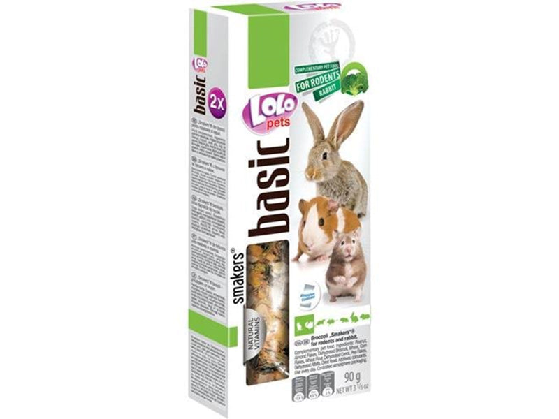 Lolo Pets Broccoli Smakers for Hamster & Rabbit