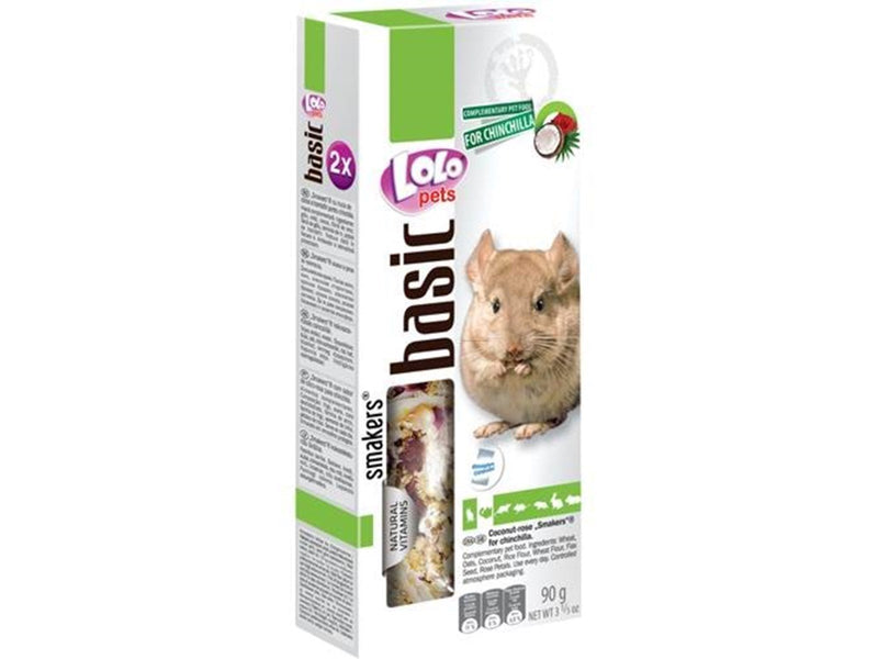 Lolo Pets 2x seed sticks chinchilla coconut and rose