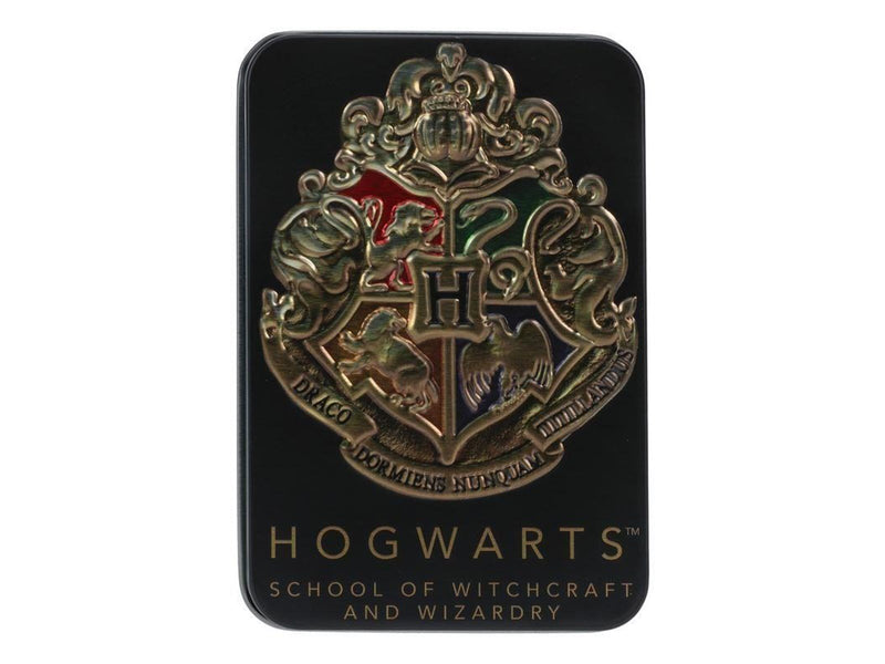 Paladone Hogwarts Playing Cards in a Tin Black