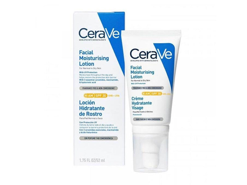 CeraVe Facial Moisturizing Lotion SPF30 52ml - Normal to Dry Skin