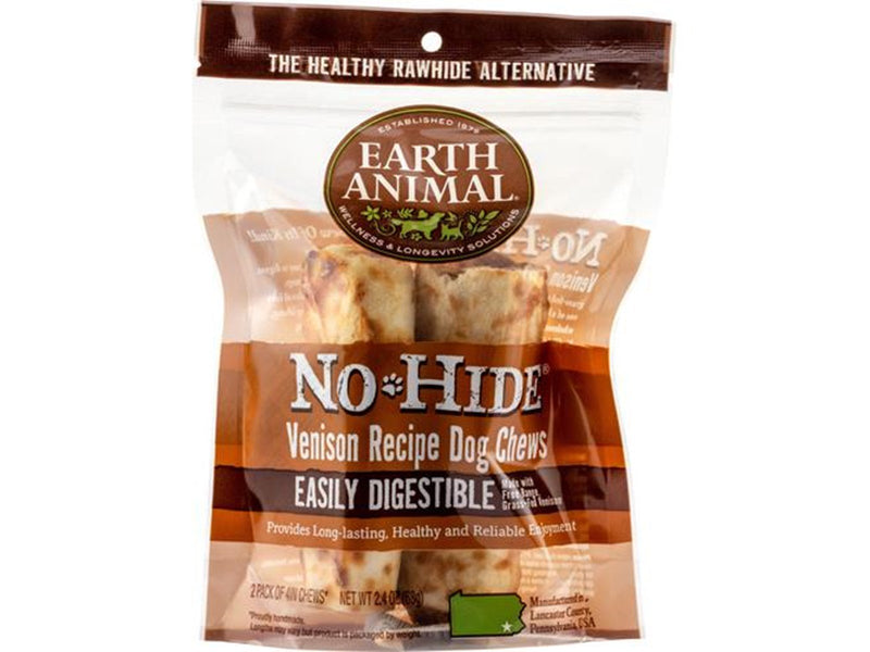 No-Hide Venison Wholesome Chews Small 2 pcs