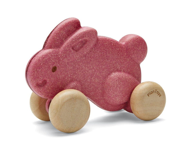 PLANTOYS Push along bunny - pink