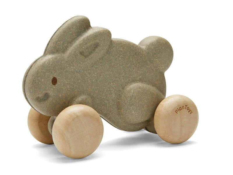 PLANTOYS Push along bunny - grey