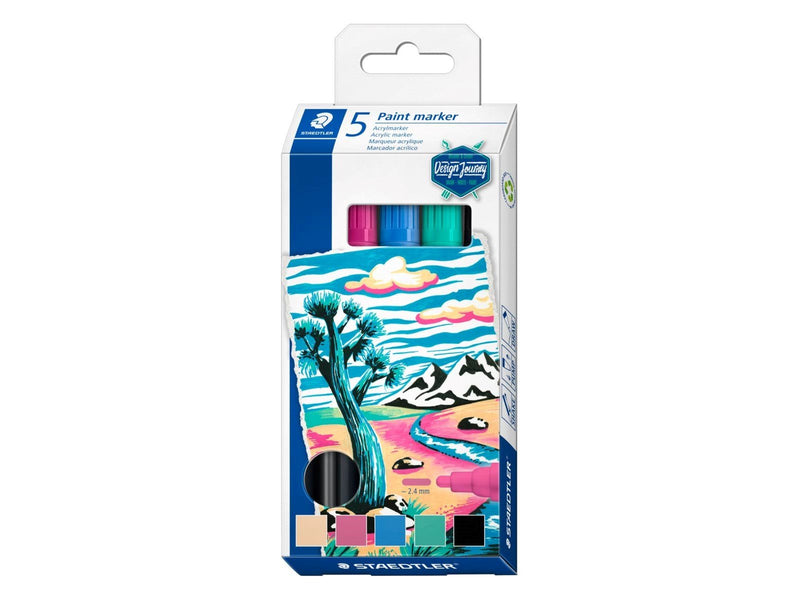 Staedtler Paint marker Lumocolor 2.4mm 5pcs