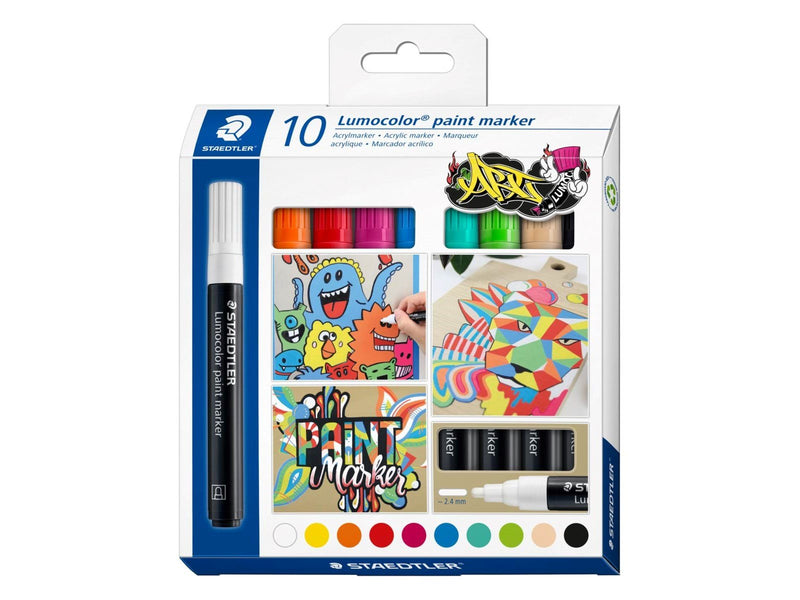 Staedtler Paint marker Lumocolor 2.4mm 10pcs