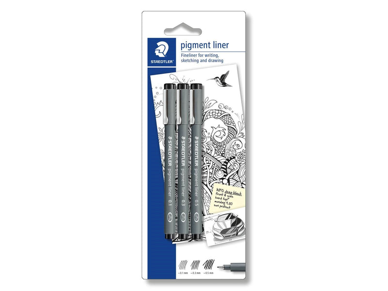 Staedtler pigment liner black 0.1mm
