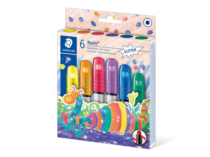 Staedtler Gel crayon Noris glitter 6pcs. box