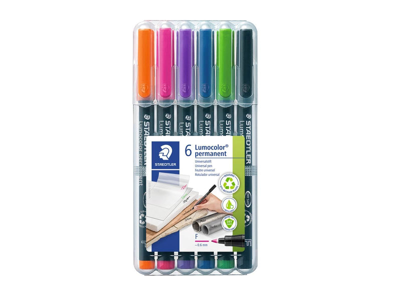 Staedtler Universal pen Lumocolor perm F 6pcs