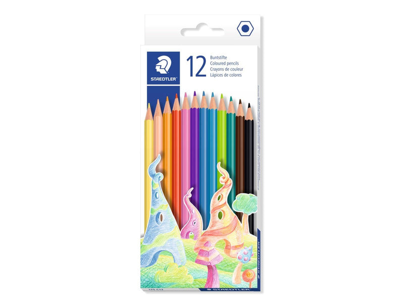 Staedtler Coloured pencil hexagonal 12pc