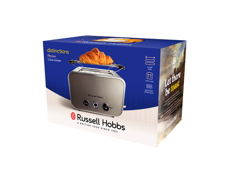 Russell Hobbs Toaster Distinctions 2S 26432-56 - Titanium