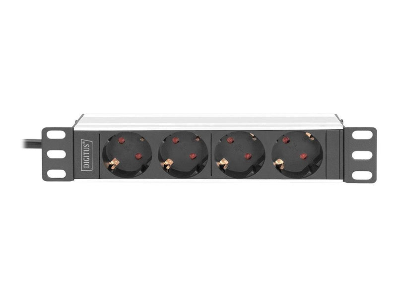 DIGITUS 4-Port - 1U - Aluminum PDU